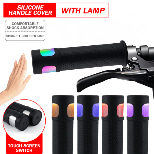 Bicycle Handlebar Grips with LED Lights - USB-C Rechargeable - Image 2