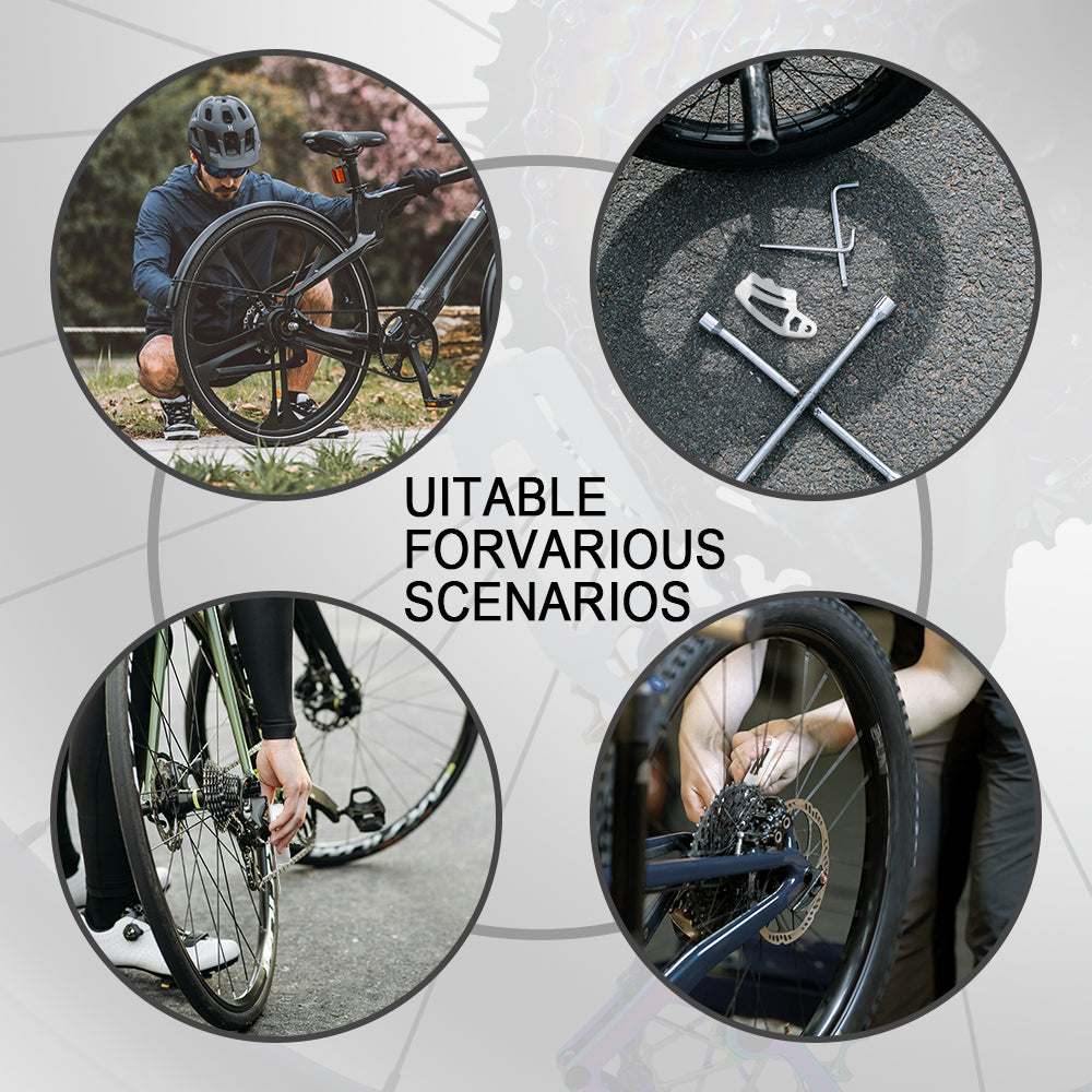 Bicycle Rear Derailleur Chain Gaps Adjustment Tool for SRAM Eagle 12s 50T/52T Rear Flywheel MTB Road Bike Chain Gauge Adujuster