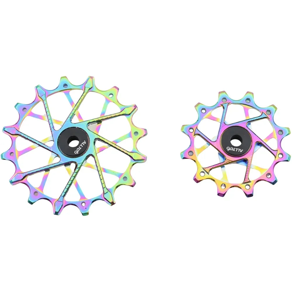 Rear Derailleur Pulley Wheels,FOR Garbaruk SRAM 11/12-Speed, 12T+16TRear Derailleur Cage Pulley Wheels Derailleur ceramic beari
