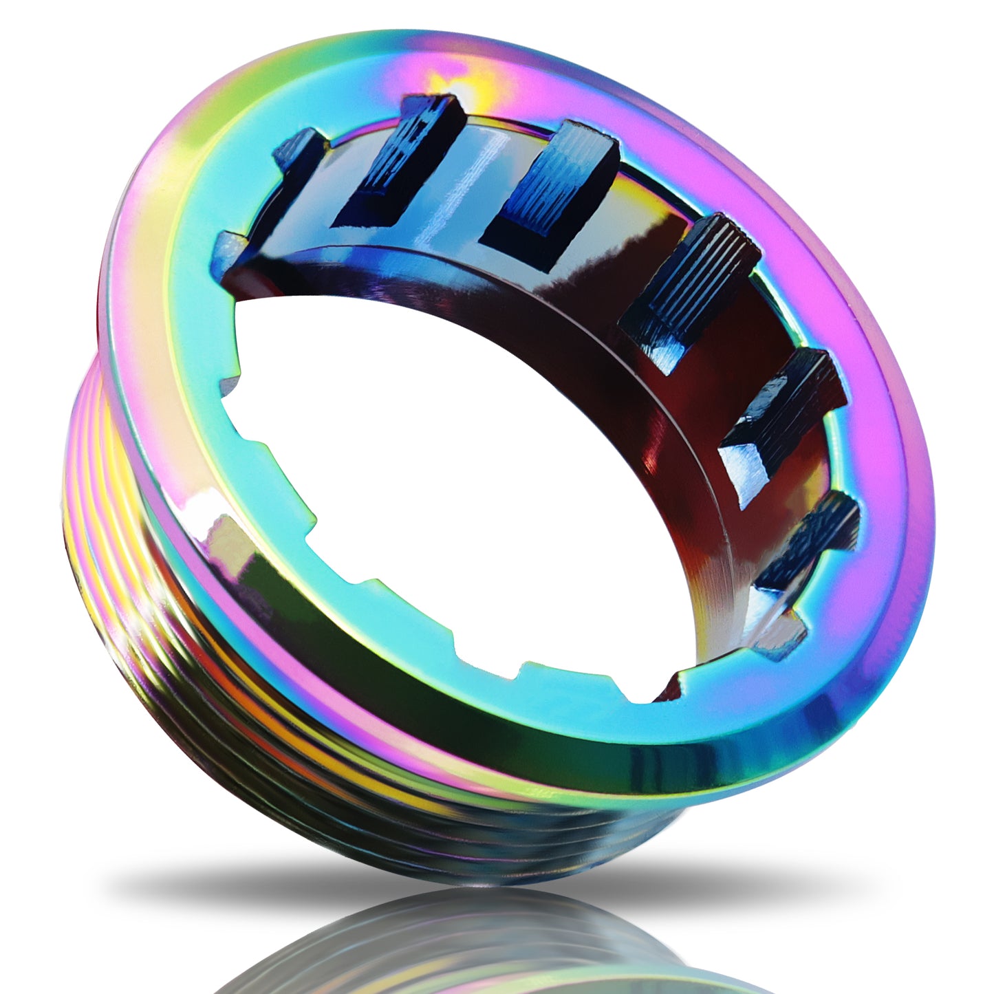 Bicycle 12 Speed titanium alloy  Freewheel Lock Cover MS Hub Body For-SHIMANO M7100 6100 8100 9100 SLX XT XTR