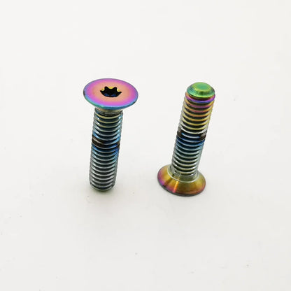 2PCS Titanium  pedal plate ti bow tie fit Cycling Pro Mtb Bike Bicycle Pedal Plate Cleats Wahoo SpeedPlay Comp Zero Aero NanoPCS