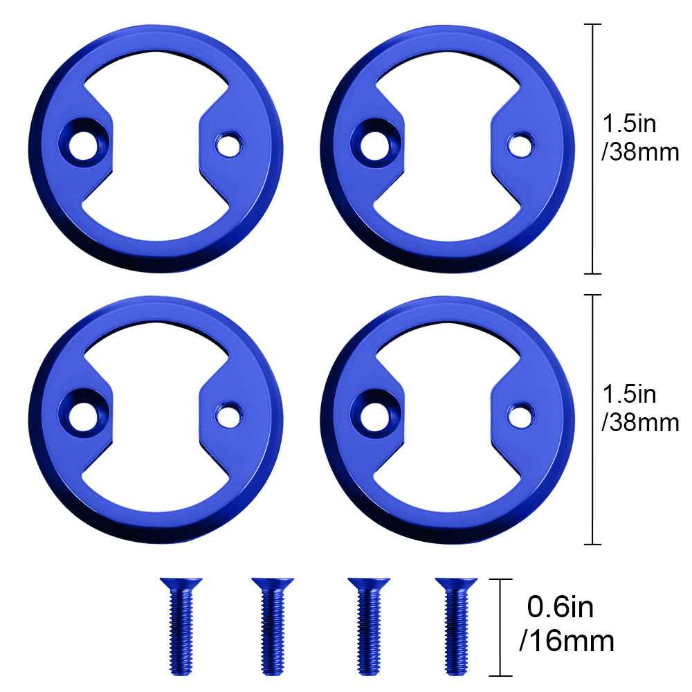 Titanium Pedal Cleat Plate Bow Tie | GodLOL Wahoo Speedplay PRO MTB Compatible