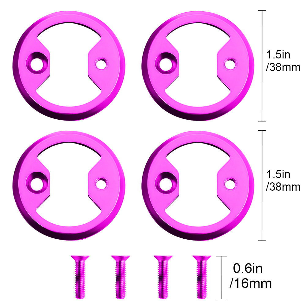 Titanium Pedal Cleat Plate Bow Tie | GodLOL Wahoo Speedplay PRO MTB Compatible
