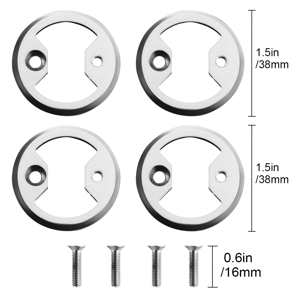Titanium Pedal Cleat Plate Bow Tie | GodLOL Wahoo Speedplay PRO MTB Compatible