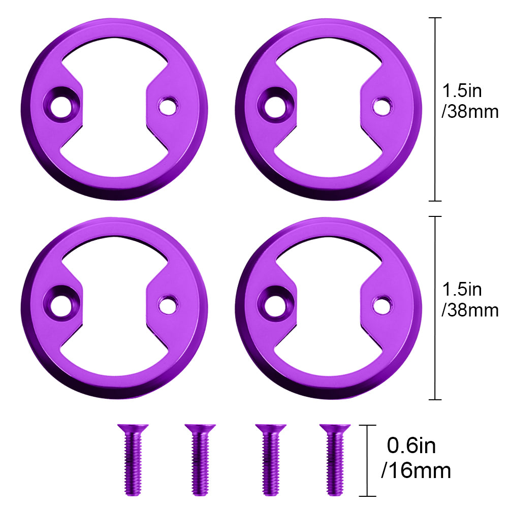 Titanium Pedal Cleat Plate Bow Tie | GodLOL Wahoo Speedplay PRO MTB Compatible