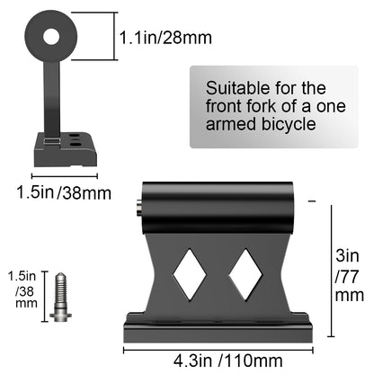 Cannondale Lefty Fork Bike Roof Mount Rack - Image 2