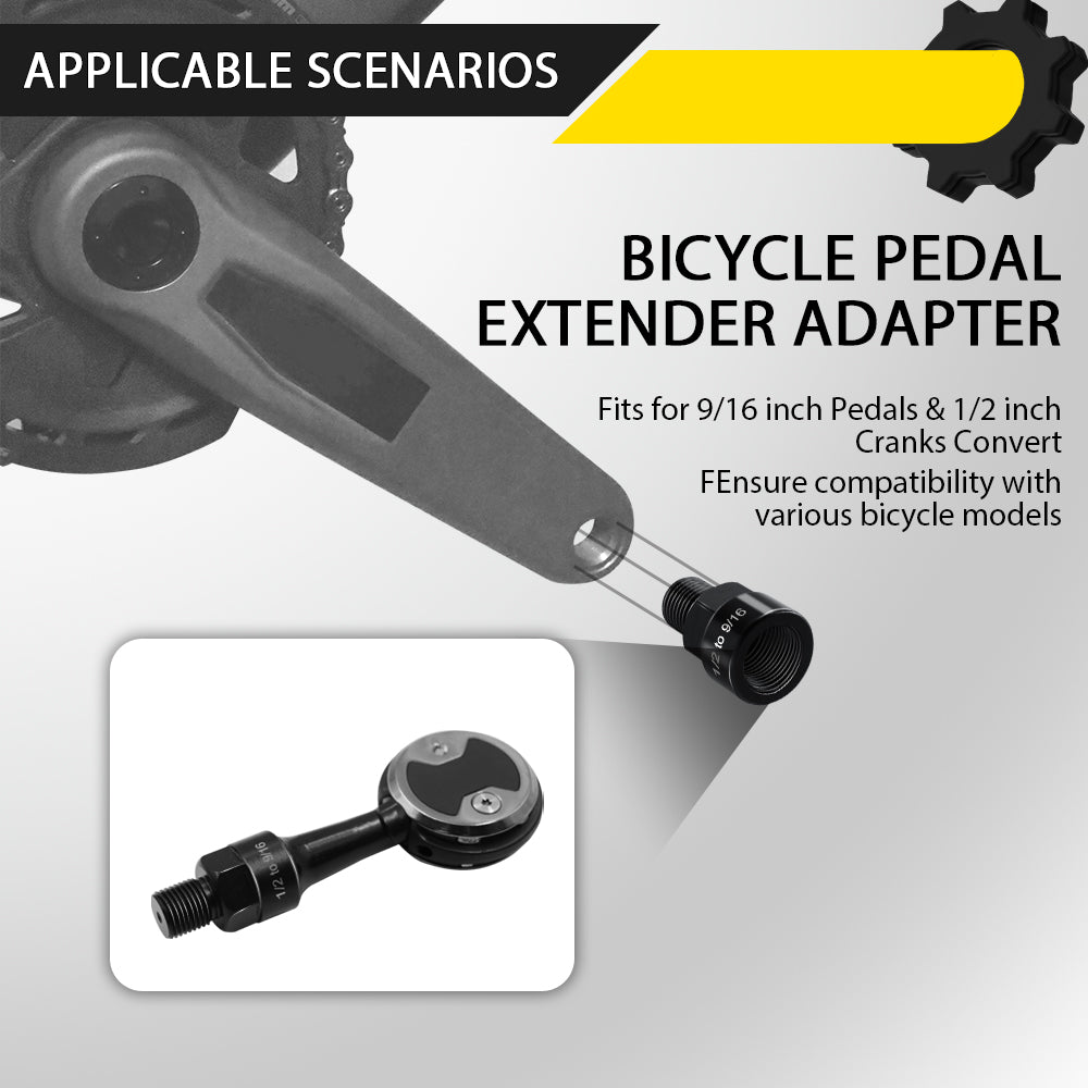 Comfortable Pedal Clearance