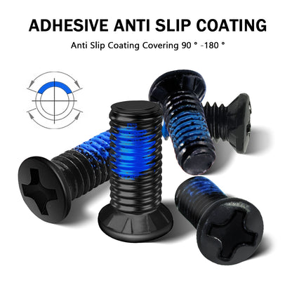 8PCS BikeFit Cleat Screws, 8.5mm, Phillips FOR Wahoo Speedplay Zero & ULA Walkable Cleat Fastening Screws