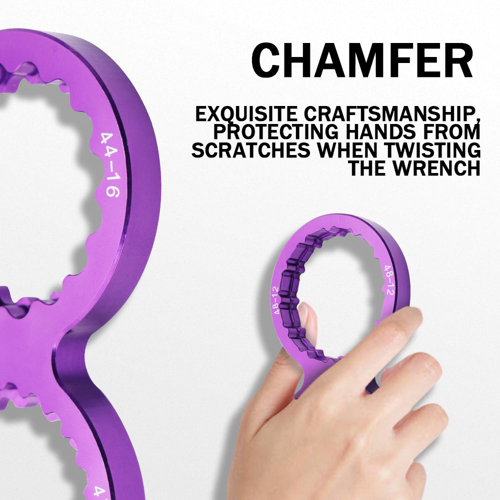 8-in-1 Bike Bottom Bracket Wrench, Fits 90% of Market Bicycles, Compatible with SRAM, Shimano, and FSA, Professional Repair Tool