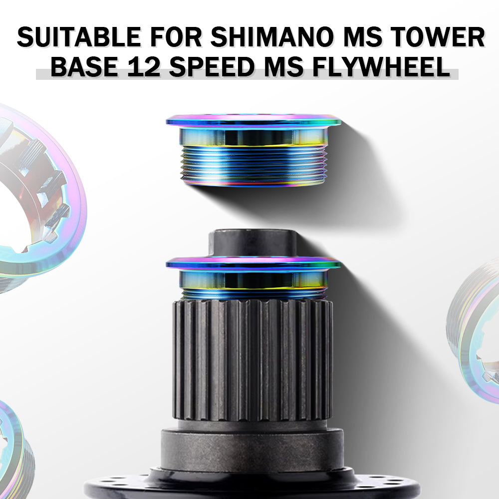 12-Speed Titanium Alloy Freewheel Lockring Cover - MS Hub - Image 4
