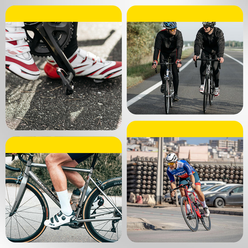 1 Pair Bicycle Pedal Extenders Adaptors, Fits for 9/16 inch Pedals & 1/2 inch Cranks Convert, for Bike Pedal Adapter, Black Bicycle Parts