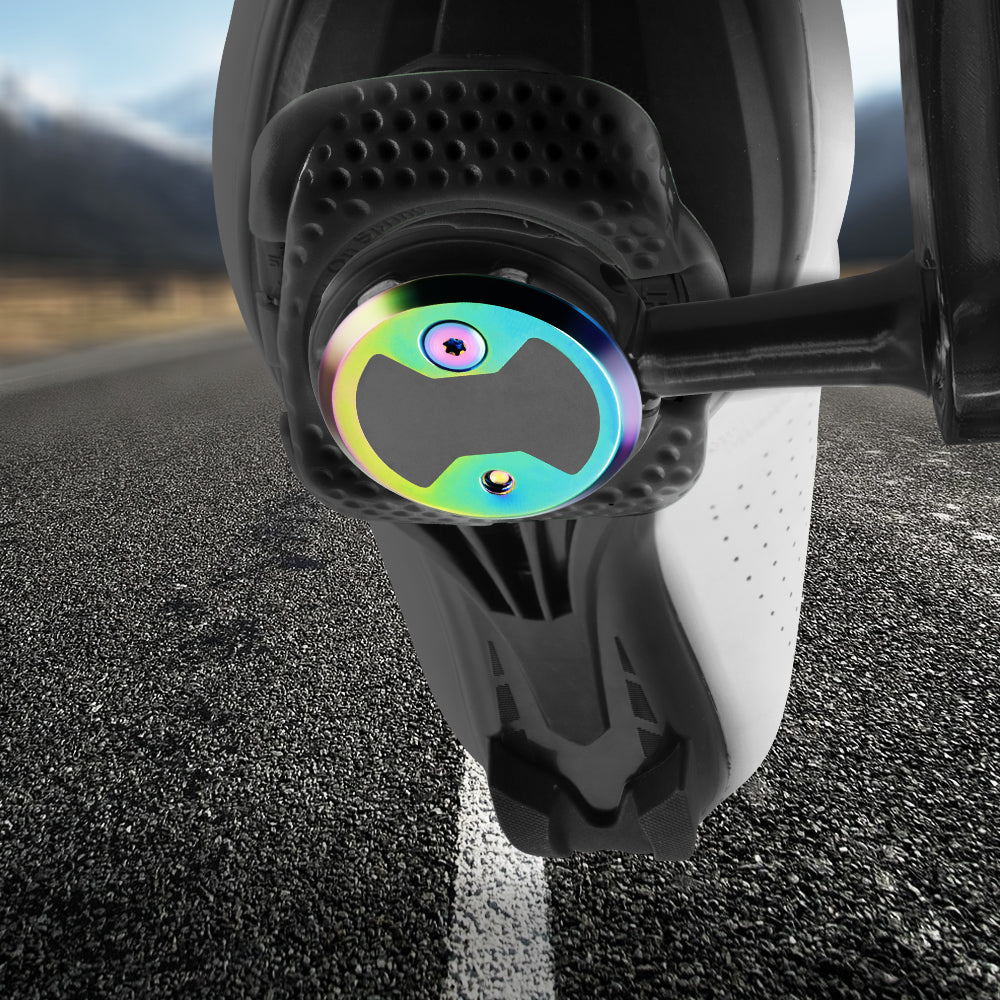 Titanium Pedal Cleat Plate Bow Tie | GodLOL Wahoo Speedplay PRO MTB Compatible
