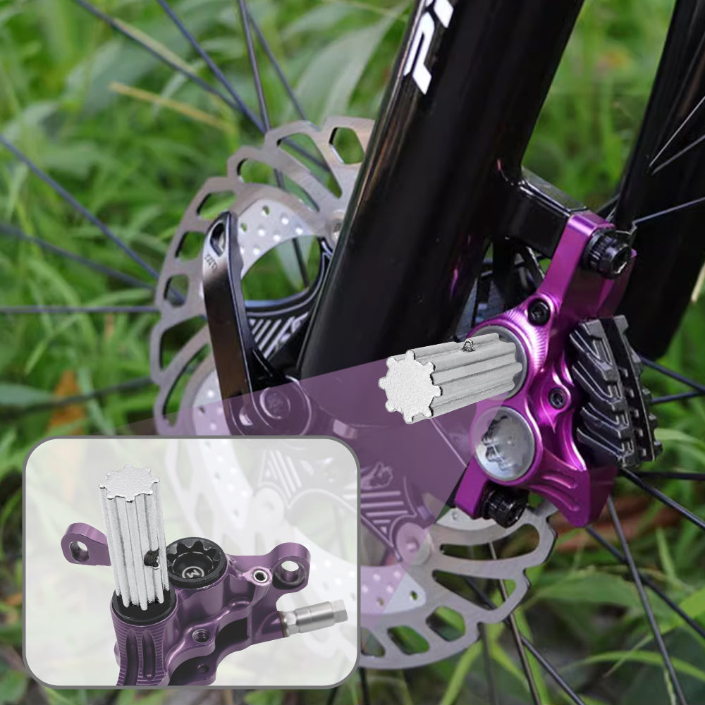 2 in 1 Bicycle Hydraulic Brake Caliper Cover Wrench, Bicycle Piston Cover Removal and Installation Tool for Hope Tech4 Tech3 V4 E4 X2 RX4+