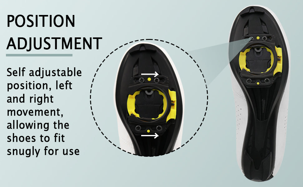 1 Pair Quick Release Cycling Shoes Cleats Self-locking Pedal Aerodynamic  For WAHOO SpeedPlay Zero