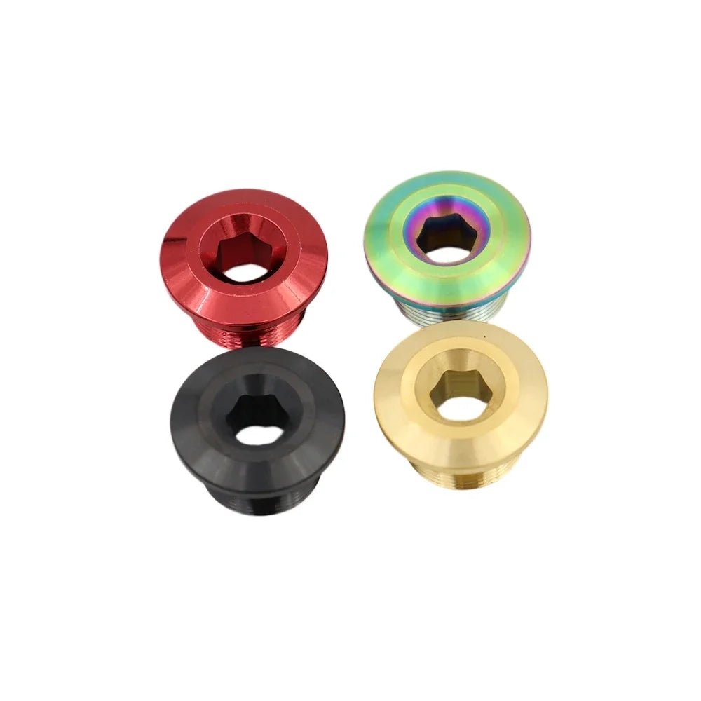 Bicycle titanium alloy Crank Screw Crank Bolt For-Shimano XTR FC-M9100 Double Bike Crank Parts Cycling Crankset Accessories