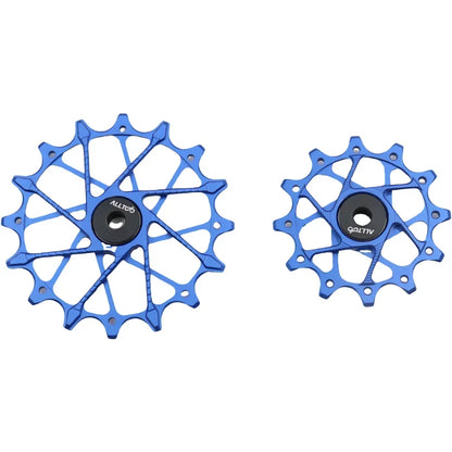 Rear Derailleur Pulley Wheels,FOR Garbaruk SRAM 11/12-Speed, 12T+16TRear Derailleur Cage Pulley Wheels  Derailleur ceramic beari