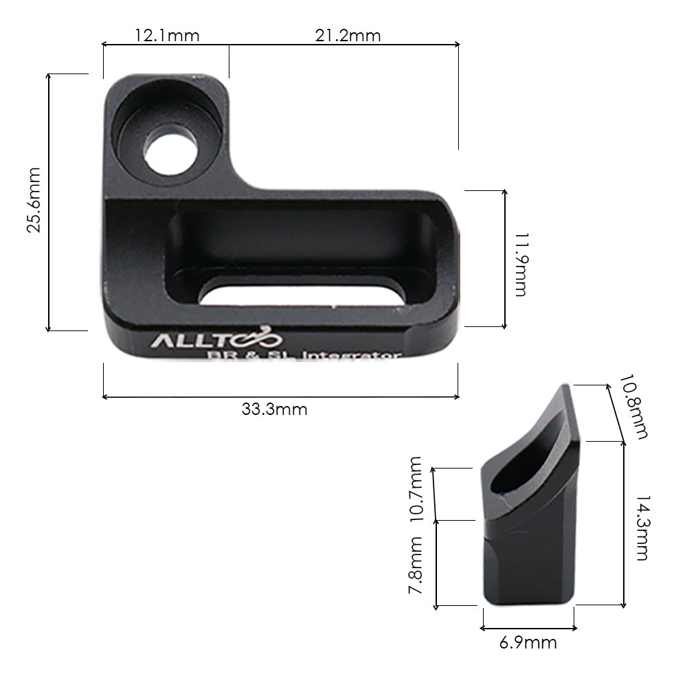 ShiftMount Adapter for Integrating SRAM Shifters with Shimano Brakes, I-Spec EV and I-Spec II Compatible - GodLOL Cycling Tour